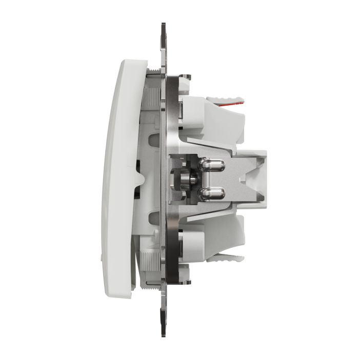Вимикач, білий, 1-клавішний, 10 А, Sedna design&elements - Schneider Electric [SDD111106L]