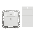 Картковий вимикач, білий, 10 А, Sedna design&elements - Schneider Electric [SDD111121]