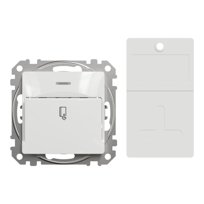 Картковий вимикач, білий, 10 А, Sedna design&elements - Schneider Electric [SDD111121]