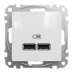 USB розетка, біла, Sedna design&elements - Schneider Electric [SDD111401]