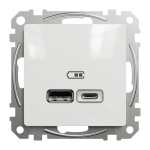 USB розетка, біла, Sedna design&elements - Schneider Electric [SDD111402]