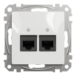 Мультимедійна розетка, біла, Sedna design&elements - Schneider Electric [SDD111452]