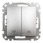 Вимикач, 2-клавішний, 10 А, Sedna design&elements - Schneider Electric [SDD170104]