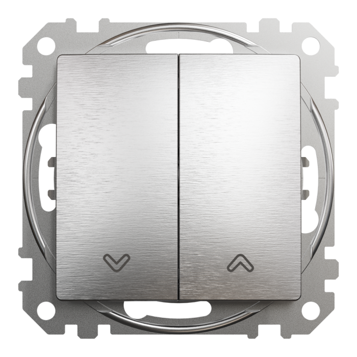 Вимикач, 2-клавішний, 10 А, Sedna design&elements - Schneider Electric [SDD170104]