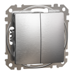 Вимикач, 2-клавішний, 10 А, Sedna design&elements - Schneider Electric [SDD170108]