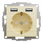 Зарядний пристрій USB + розетка, 16 А, Sedna design&elements - Schneider Electric [SDD180052]