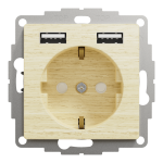 Зарядний пристрій USB + розетка, 16 А, Sedna design&elements - Schneider Electric [SDD180052]