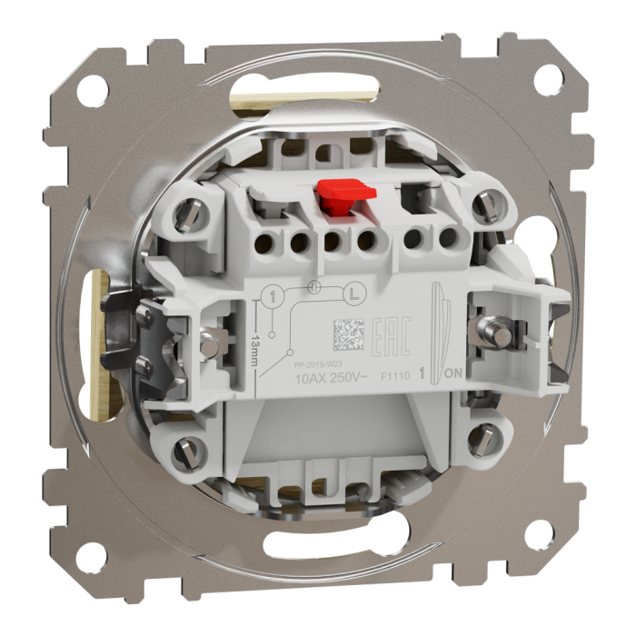 Вимикач, 1-клавішний, 10 А, Sedna design&elements - Schneider Electric [SDD180101]