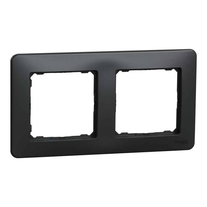 Рамка 2 постова, чорна, Sedna design&elements - Schneider Electric [SDD314802]