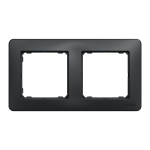 Рамка 2 постова, чорна, Sedna design&elements - Schneider Electric [SDD314802]