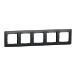 Рамка 5 постова, чорна, Sedna design&elements - Schneider Electric [SDD314805]