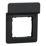 Рамка 1 постова, чорна, Sedna design&elements - Schneider Electric [SDD314809]